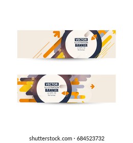 Abstract Banner for Your Business, Minimalistic design, creative concept, modern diagonal abstract background. Geometric element. Vector-stock illustration