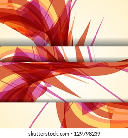Abstract banner for your design