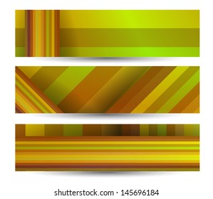 Abstract banner for your design, colorful digital Illustration.