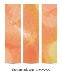 Abstract banner for your design, colorful digital Illustration.