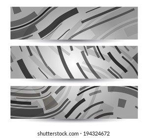 Abstract banner for your design, colorful digital Illustration.