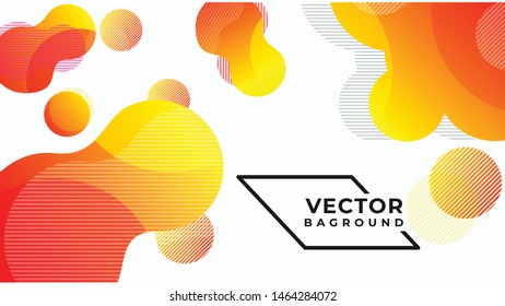 Abstract banner,baground liquid colors and lines in a beautiful combination. Modern vector template for design of posters and much more 