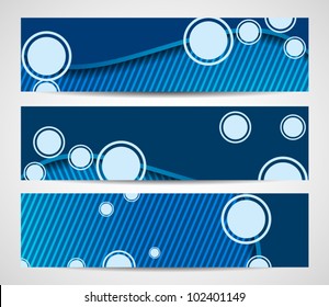 Abstract banners