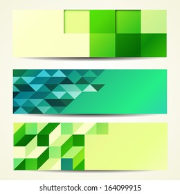 Abstract banners 
