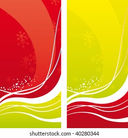 Abstract banners