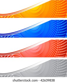 abstract banners