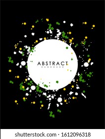 Abstract banners, background colors and lines in a beautiful combination. Modern vector template for design of posters and much more
