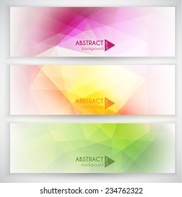 Abstract banners collection - eps10