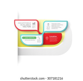 Abstract  Banners Composition