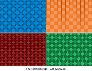 Pancartas abstractas con diferentes formas geométricas. Diseños en orientación horizontal.