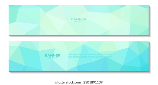 abstract banners geometric colorful gradient with triangles pattern modern background for business