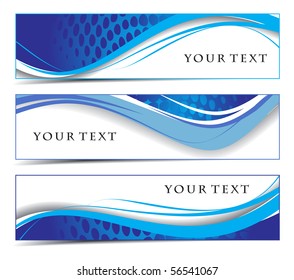 Abstract banners on different themes, , vector illustration.