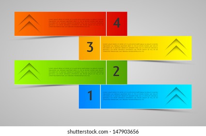 abstract banners, tags, labels