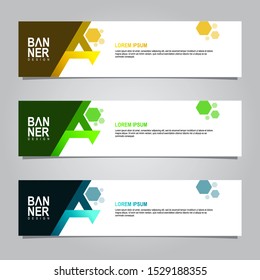 Abstract banners template. Modern banner design vector for web. Collection of website banner, landing page, sale background