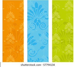 Abstract banners. Vector.