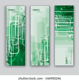 Abstract Banners. Vector Backgrounds.