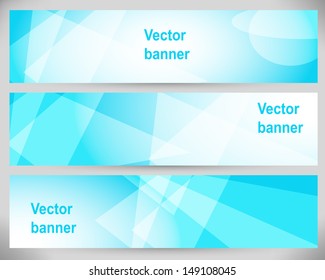 Abstract Banners. Vector Backgrounds. 