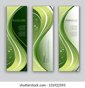 Abstract Banners. Vector Backgrounds. Eps10 Format.
