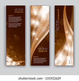 Abstract Banners. Vector Backgrounds. Eps10 Format.