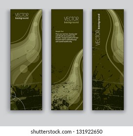 Abstract Banners. Vector Backgrounds. Eps10 Format.
