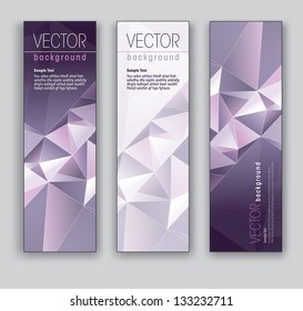 Abstract Banners. Vector Backgrounds. Eps10 Format.