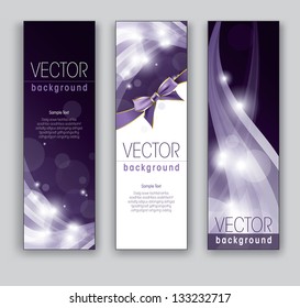 Abstract Banners. Vector Backgrounds. Eps10 Format.