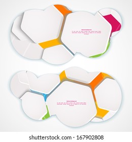 Abstract Banners. Vector Backgrounds. Eps10 Format.