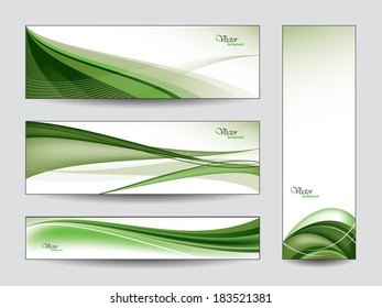 Abstract Banners. Vector Design.