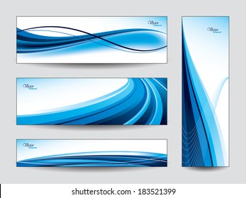 Abstract Banners. Vector Design.