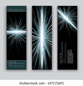 Abstract Banners. Vector Illustration.