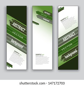 Abstract Banners. Vector Illustration.