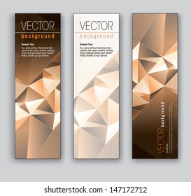 Abstract Banners. Vector Illustration.