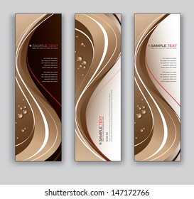 Abstract Banners. Vector Illustration.
