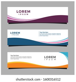 Abstract Banners Web Design - Banner Design For Web Template