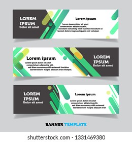 Abstract banners.modern template design for web