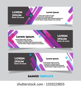 Abstract banners.modern template design for web