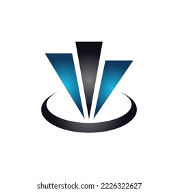 abstract bar 2 logo template