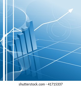 abstract bar graphs with copy space for your text