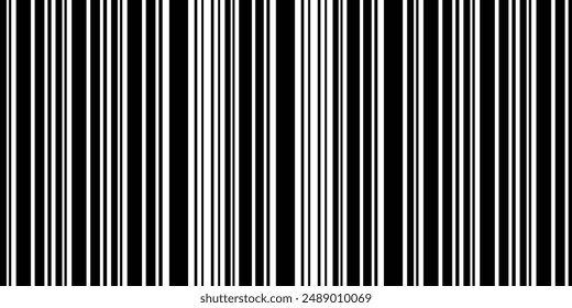 Abstract barcode vector icon illustration. Bar code. Trendy bar code for web icon