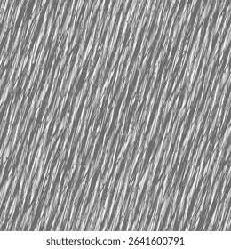 Abstract bark tree structure. Rugged texture. Grunge background with diagonal ridges and grooves. Vector seamless.
