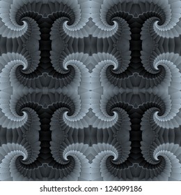 Abstract baroque seamless pattern, texture, background. Vector eps10