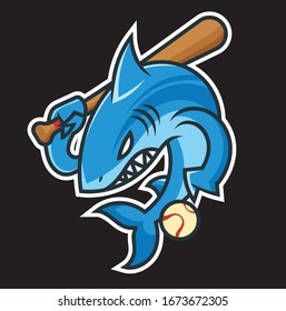 Abstract Baseball Mascot Vector Illustration