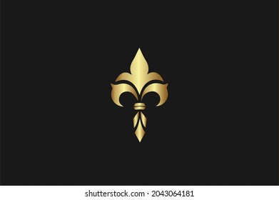 Abstract Basic and elegant minimal artistic design initial based tattoo-vector