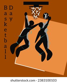 abstract Basketball Day on November 6
