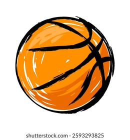 Abstract Basketball Illustration Cartoon Vector