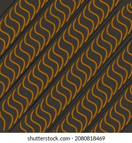 Abstract batik motif design with brown color and unique shape. This design can be used as fabric motifs, backgrounds, tattoos and so on.