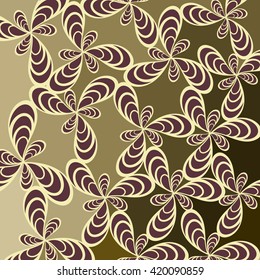 Abstract Batik ornament