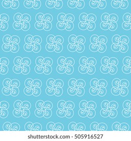 Abstract Batik Pattern Background