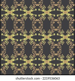 Abstrakte Batik-Druckflorenkombination