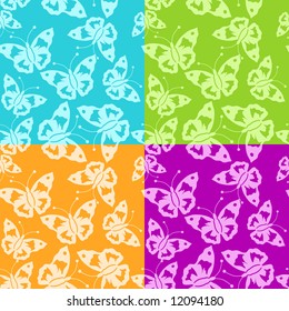 Abstract batterfly pattern seamless